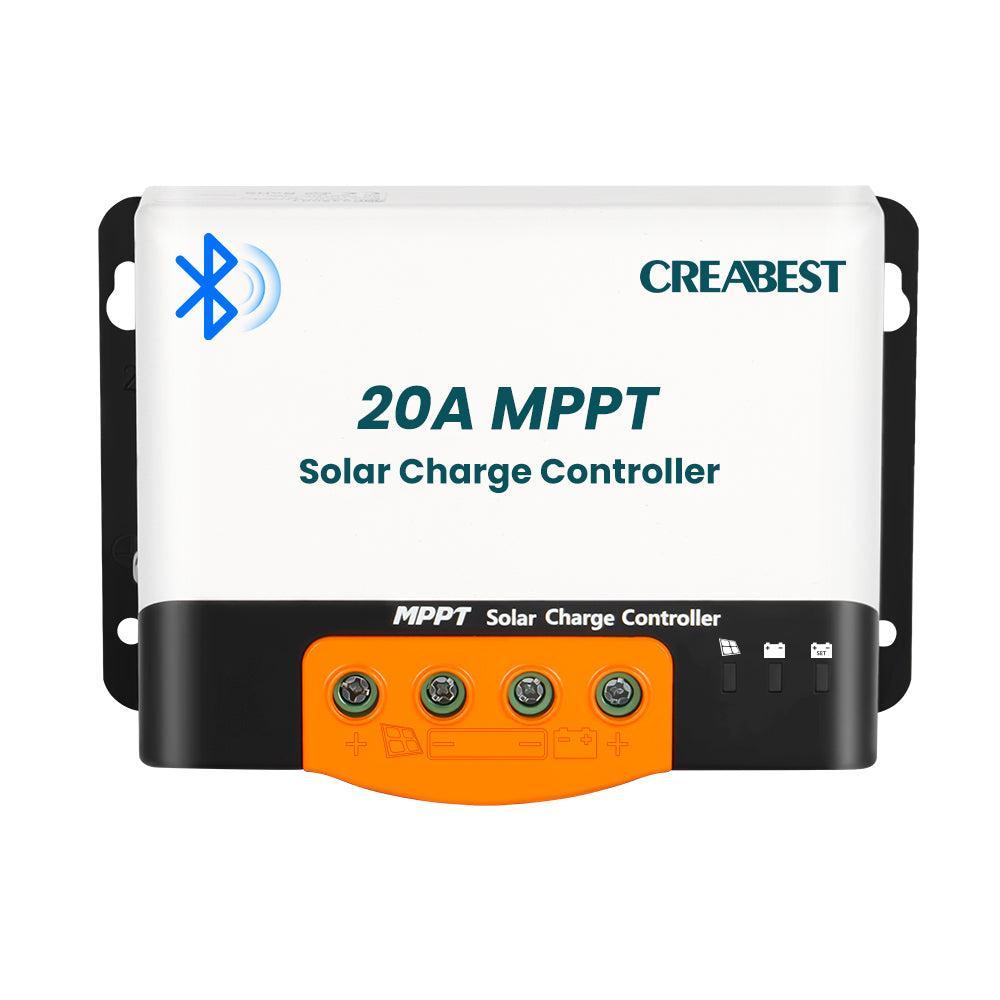 Controlador de carga solar MPPT 20A con Bluetooth